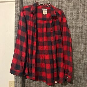 American Eagle Boyfriend Flannel shirt Buffalo print